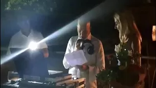 Empresario italiano reveló infidelidades de su futura esposa en plena ceremonia / TikTok @stonafavola