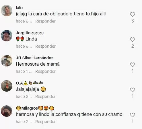 Comentarios en TikTok