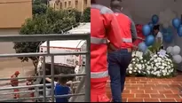 El pequeño Mateo solía saludar a los trabajadores de limpieza desde su balcón / TikTok: @junior_garnica