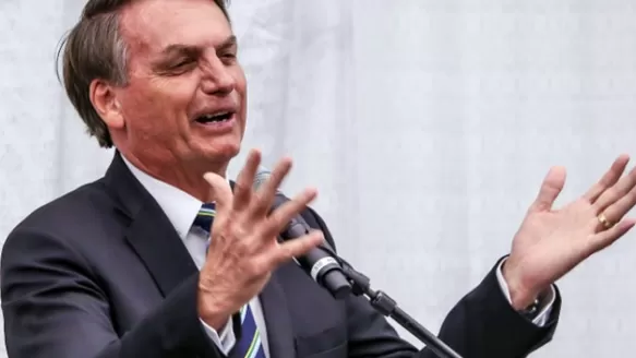 Jair Bolsonaro, presidente de Brasil. Foto: AFP