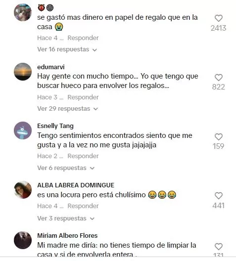 Reacciones ante inusual decoración de influencer por Navidad 