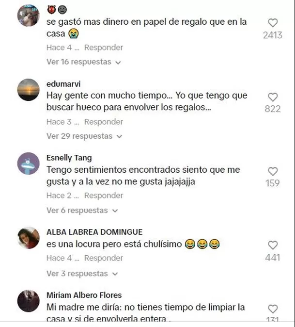 Reacciones ante inusual decoración de influencer por Navidad 