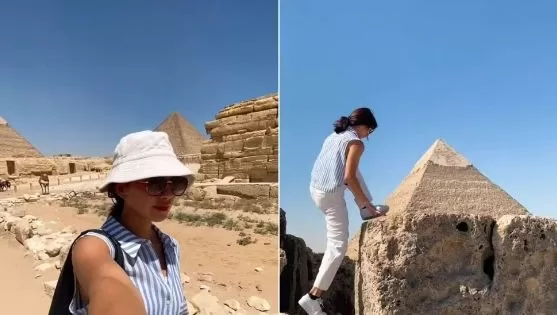 Joven vivió un calvario en Egipto / TikTok @gracietravels