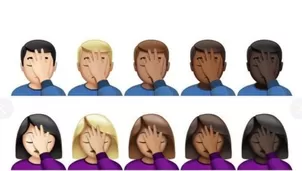 Emojis de WhatsApp. (Vía: Twitter)