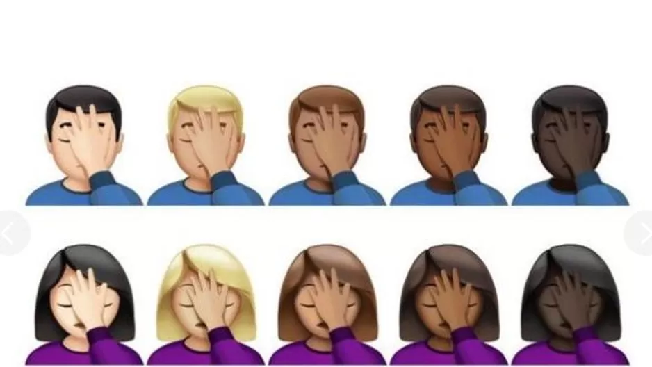 Emojis de WhatsApp. (Vía: Twitter)