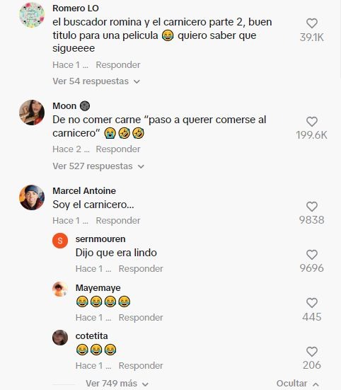 Las reacciones porque joven vegana se enamoró de carnicero / TikTok