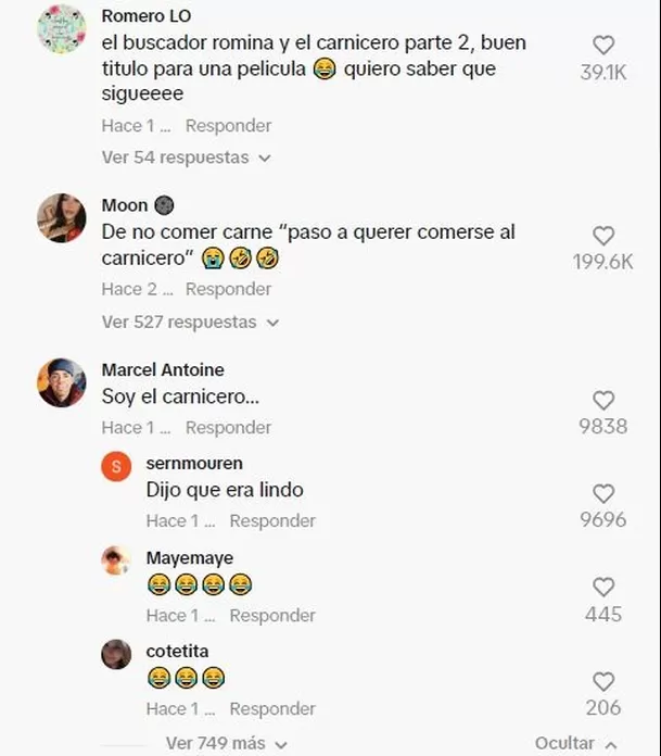 Las reacciones porque joven vegana se enamoró de carnicero / TikTok