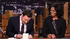 YouTube: así se despidió Michelle Obama de sus seguidores en el programa de Jimmy Fallon