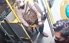 YouTube: Chofer lanza a ladrón armado por la puerta de su autobús y evita ser asaltado - Noticias de chofer