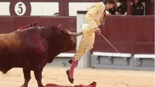 YouTube: el escalofriante momento en que torero francés recibe cornada. Foto: El Mundo