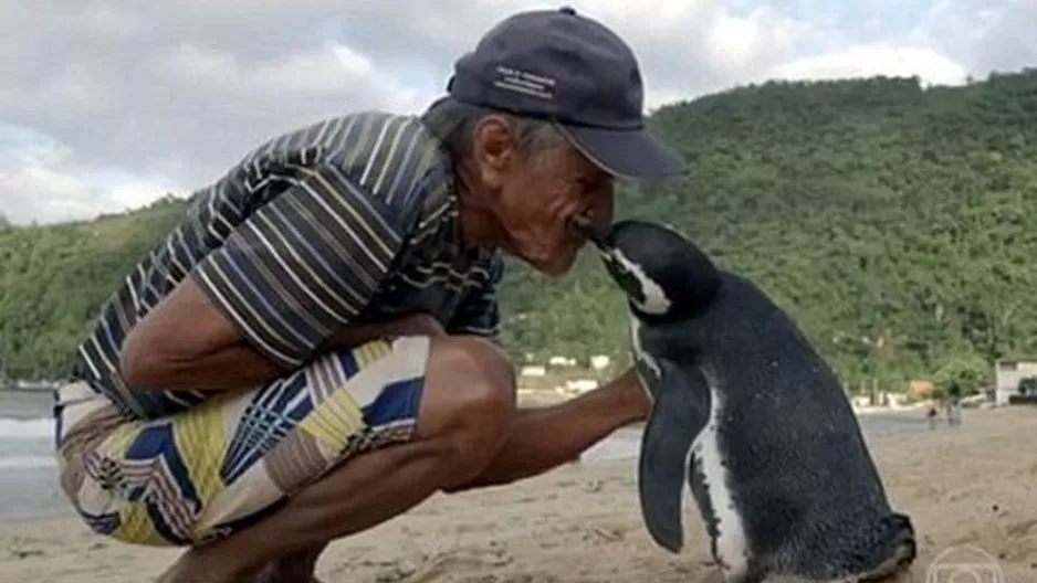 Joao Pereira de Souza y 'Dindim'. (Vía: emol)