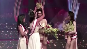 YouTube: Gana título de Mrs Sri Lanka 2021 y le arrebatan la corona acusándola de estar divorciada. Foto: Captura / Video: Twitter @thandojo