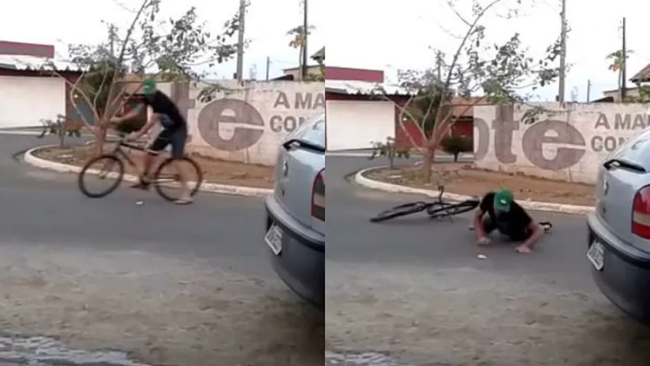 YouTube: joven cayó en una divertida trampa al intentar coger un billete del piso