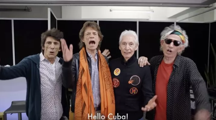 Los Rolling Stones envían un mensaje a su fanaticada cubana. (Vía: YouTube) Los Rolling Stones envían un mensaje a su fanaticada cubana. (Vía: YouTube)