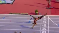 YouTube viral: atleta se lanza 'a lo superman' para llegar primero en una carrera