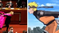 Diputada corre como Naruto para celebrar aprobación del retiro del 10 % de las AFP en Chile. Foto: Captura