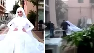 Líbano: Explosión en Beirut sorprendió a novia en plena sesión de fotos de su boda