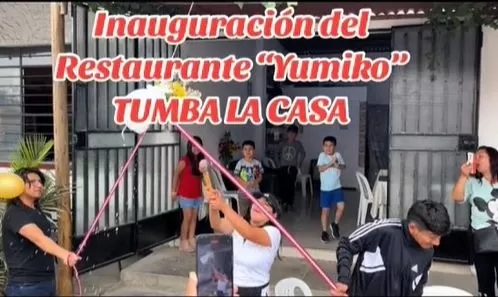 'Yumiko tumba la casa' es el nombre del restaurante / TikTok: @danielhernandezbuitron