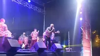 El hecho ocurrió durante uno de sus shows del último fin de semana, cuando el animador de la agrupación emitió unos comentarios a propósito del Día Internacional de la Mujer. Foto: Captura de video