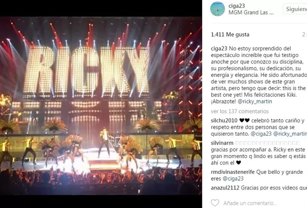 Ricky Martin recibió este emotivo mensaje de su ex pareja