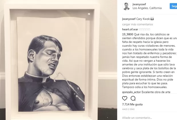 Novio de Ricky Martin desató la polémica en Instagram