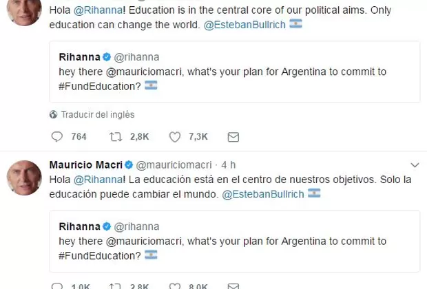 Rihanna: ¿Cuál es el motivo por el que 'interpeló' al presidente de Argentina?