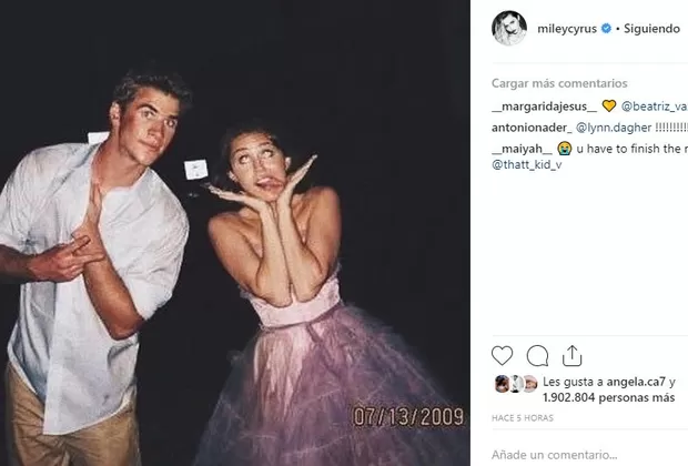 Miley Cyrus y Liam Hemsworth cumpleaños