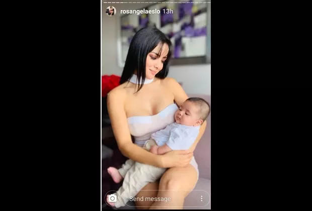 Rosángela Espinoza muestra su lado maternal y enamora a fans 