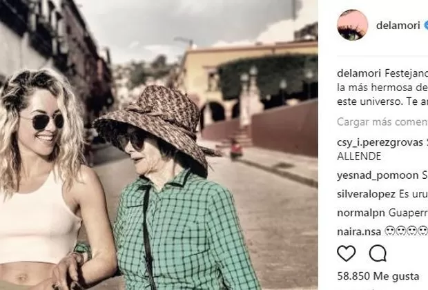 Rubí: foto de Bárbara Mori y su abuelita atrae miradas en redes sociales