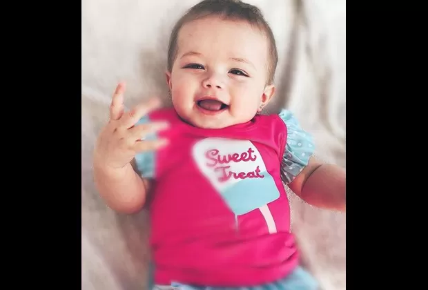 'Rubí': Ingrid Martz celebra los primeros 6 meses de su hija Martina