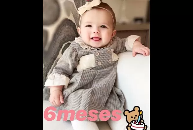 'Rubí': Ingrid Martz celebra los primeros 6 meses de su hija Martina