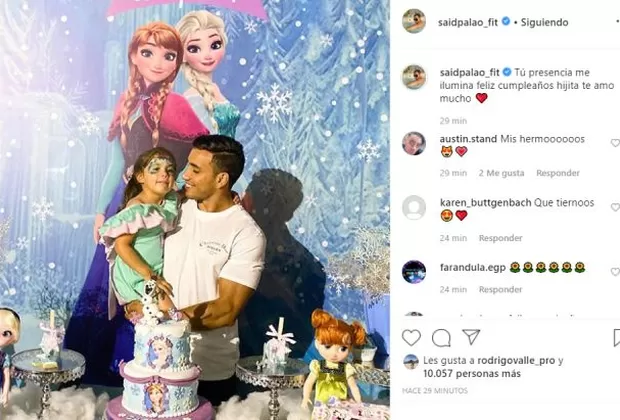 Said Palao celebró a lo grande el cumpleaños de su hija Caetana