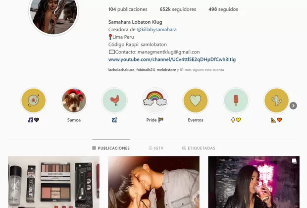 Samahara Lobatón borró publicación en contra de Melissa Klug