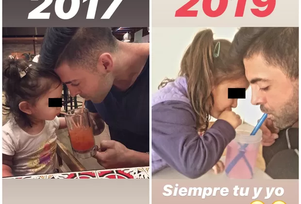 Sebastián Lizarzaburu y el emotivo reencuentro con su hija Maia 