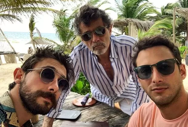 Sebastián y Emiliano Zurita: la foto junto a su padre que causa reacciones en redes