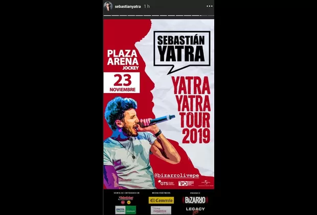 Sebastián Yatra en Lima