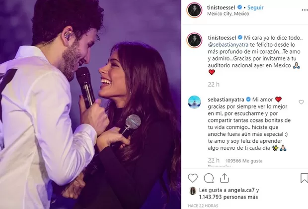 Sebastián Yatra y Tini Stoessel