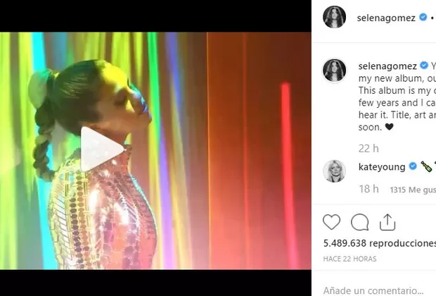 Selena Gómez anunció la fecha de lanzamiento de su segundo disco