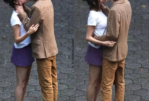 Selena Gómez besa a hombre que no es The Weeknd