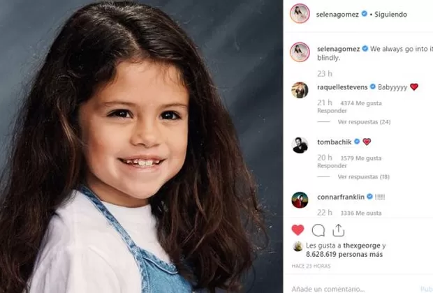Selena Gómez revoluciona Instagram con foto de su niñez