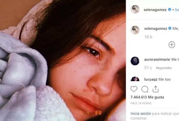 Selena Gómez: selfie de la cantante sin maquilla emocionó a sus miles de fans