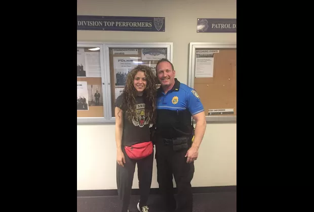 Shakira Miami Beach Police