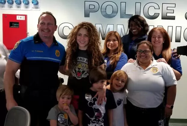 Shakira Miami Beach Police
