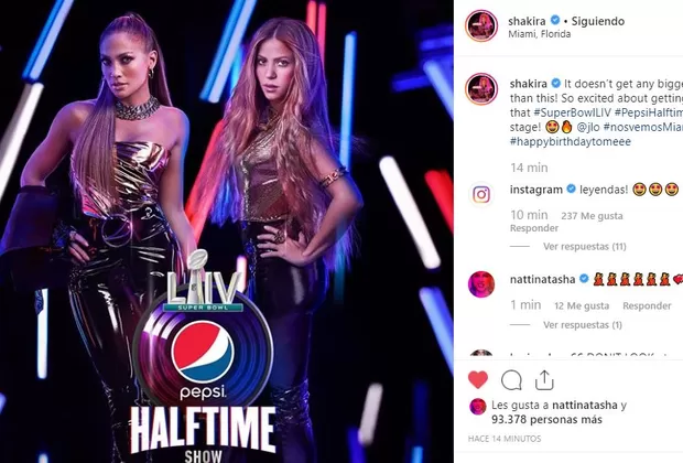 Shakira y Jennifer López se presentarán en el Super Bowl