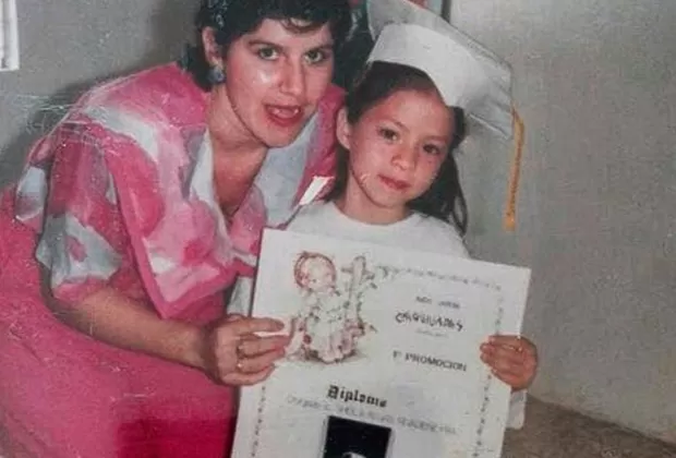 Sheyla Rojas cuando era niña
