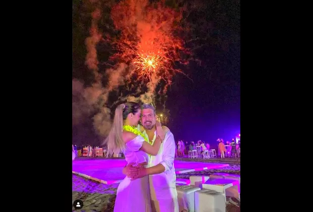 Sheyla Rojas: así recibió el 2019 junto a Pedro Moral y a Antoñito