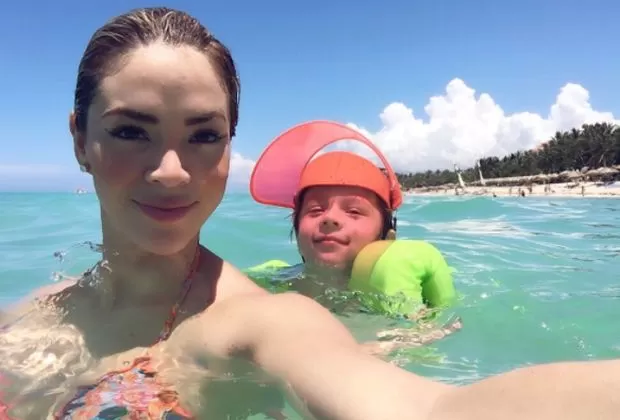 Sheyla Rojas y 'Antoñito' en Varadero