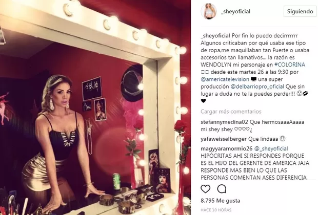 Sheyla Rojas será Wendolyn en 'Colorina'