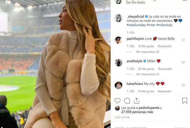 ¿Sheyla Rojas está en coqueteos con jugador del Inter de Milan?