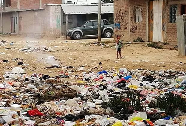 basura en las calles